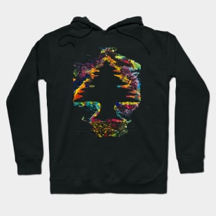 Cedar of lebanon paint art Hoodie